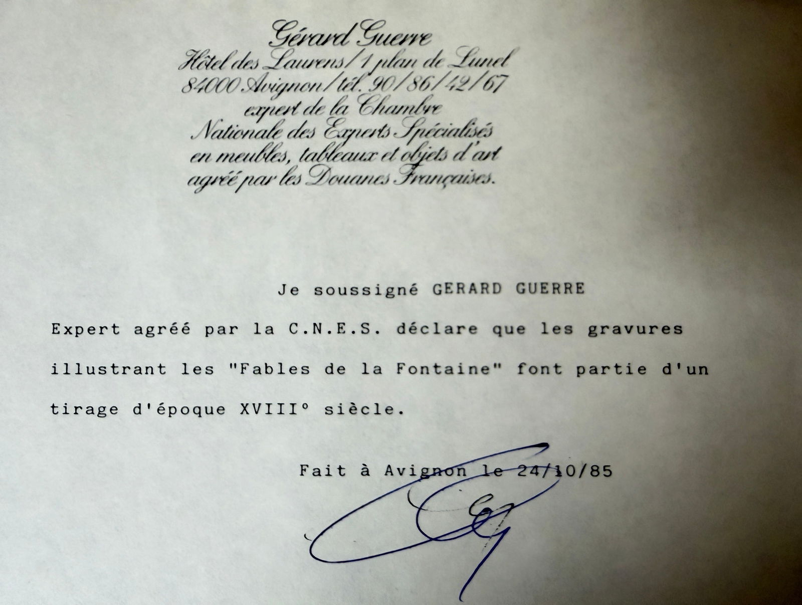 Two Fable Engravings by J.B OUDRY - 4