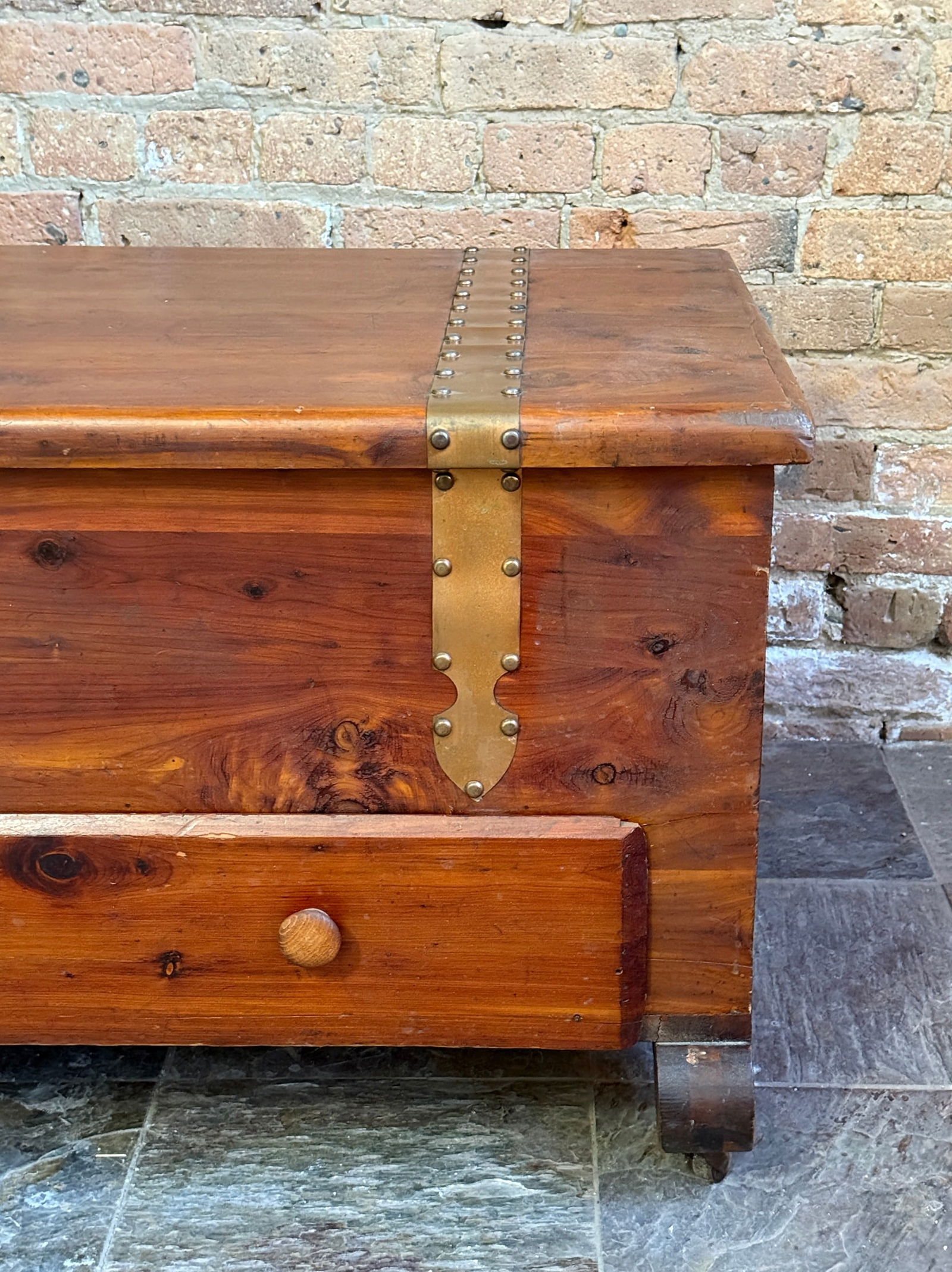 Antique Cedar Chest - 4