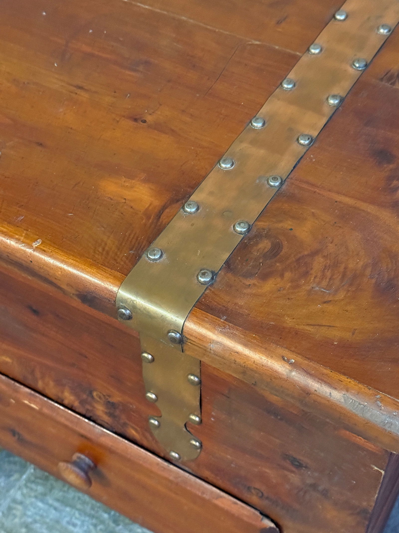 Antique Cedar Chest - 6