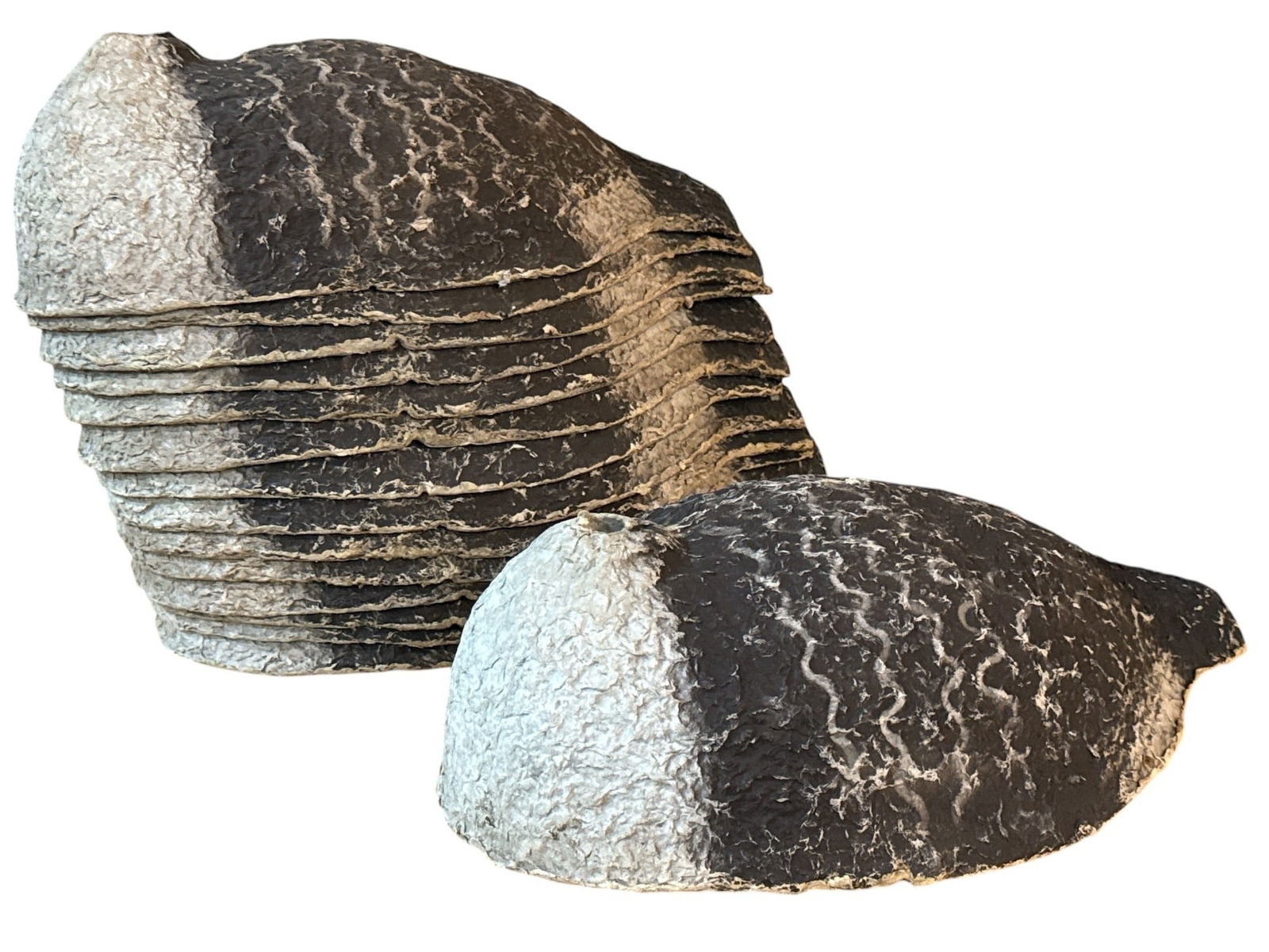 Collection of Vintage Goose Hunting Shell Decoys: All measure approx. 6" H x 11" W x 18" D.