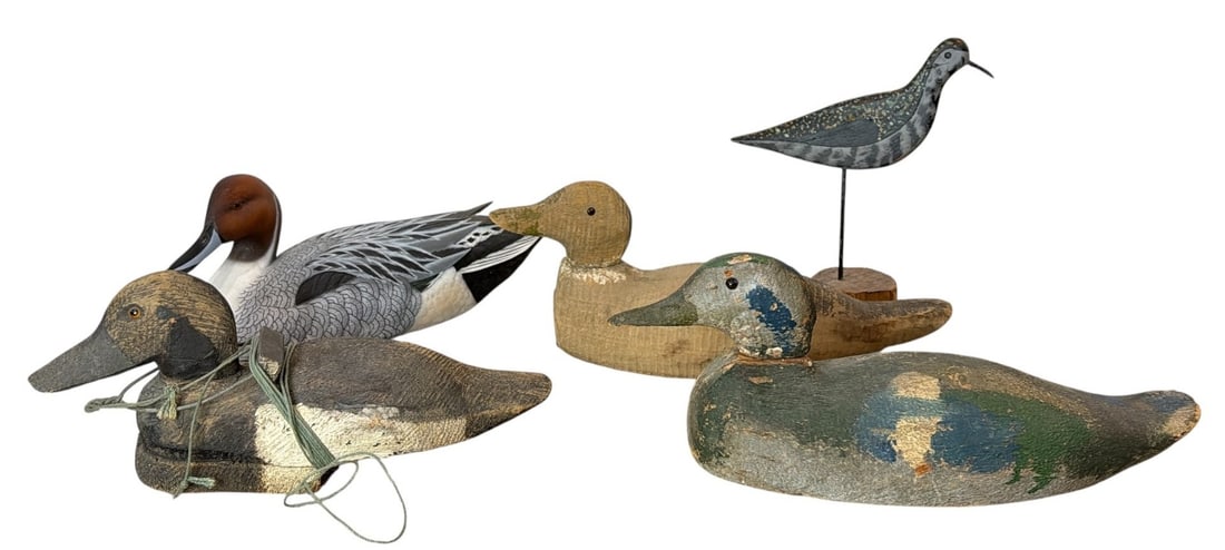 Collection Vintage Duck and Shorebird Decoys (1 of 7)