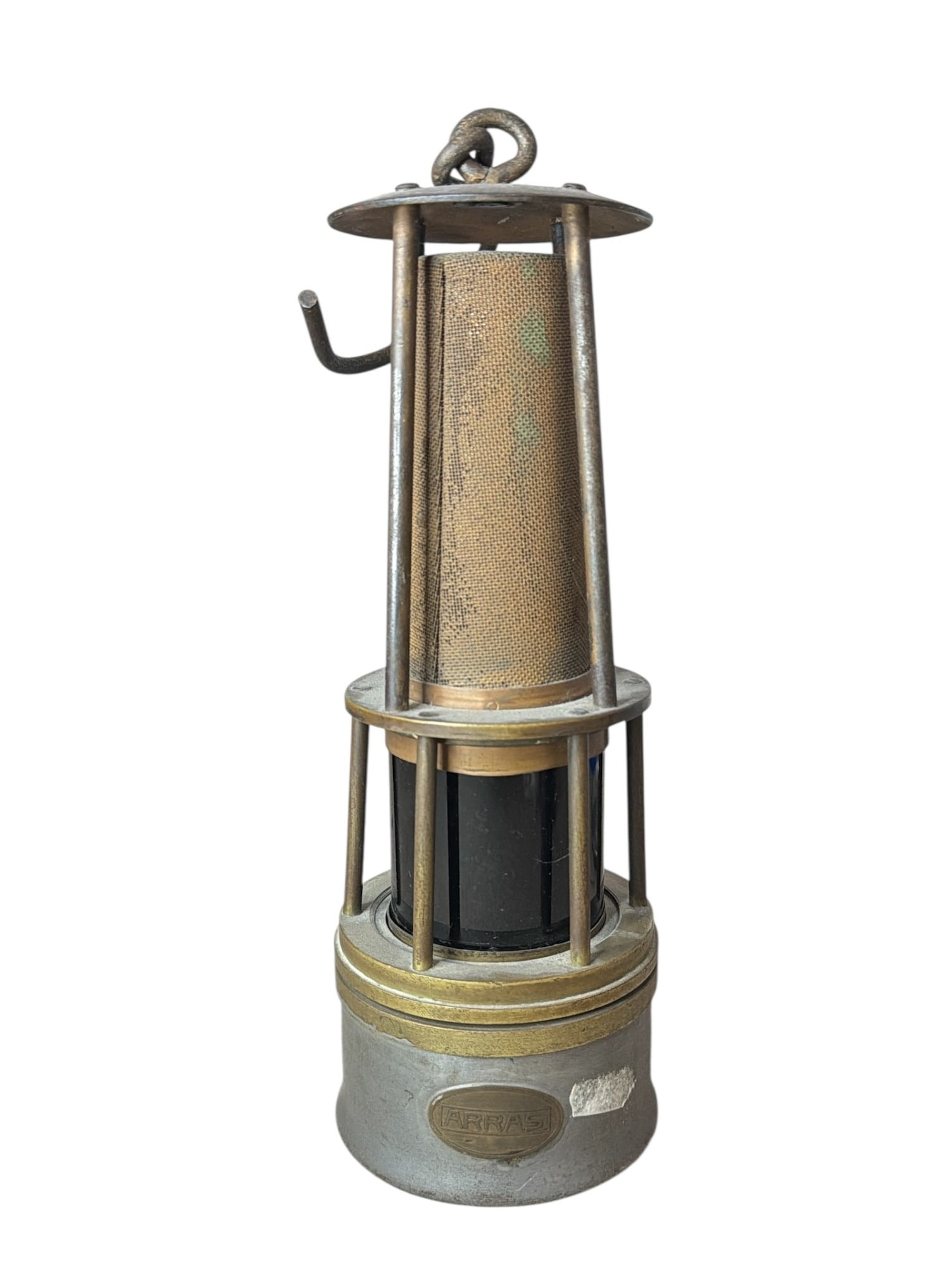 Vintage ARRAS French Brass Miners Lamp (1 of 4)