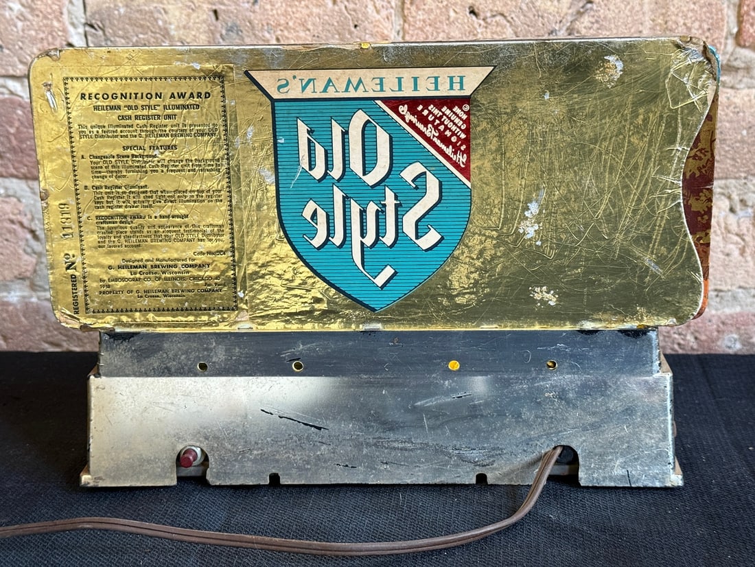 OLD STYLE "Refresh" Light Up Bar Clock - 4