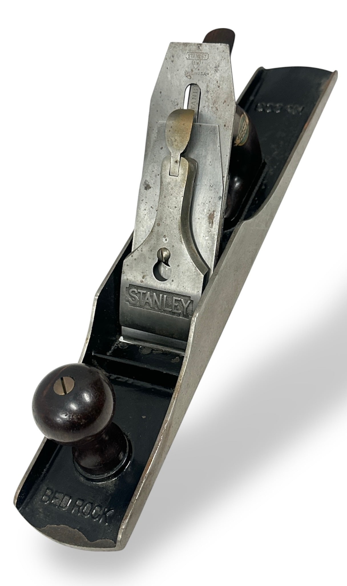 STANLEY No. 606 Bedrock Fore Plane: 18" L x 2 7/8" W x 5" H.