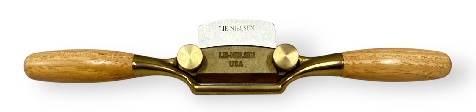 LIE-NIELSEN Boggs Flat Spokeshave: 10.25" L across handles.