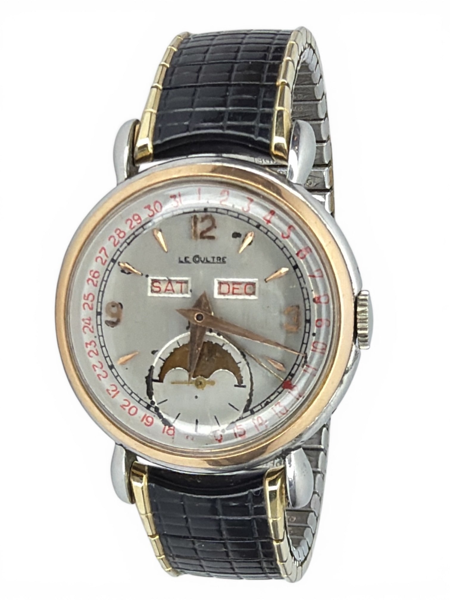 Vintage LeCoultre Triple Date Moon Phase Watch (1 of 15)