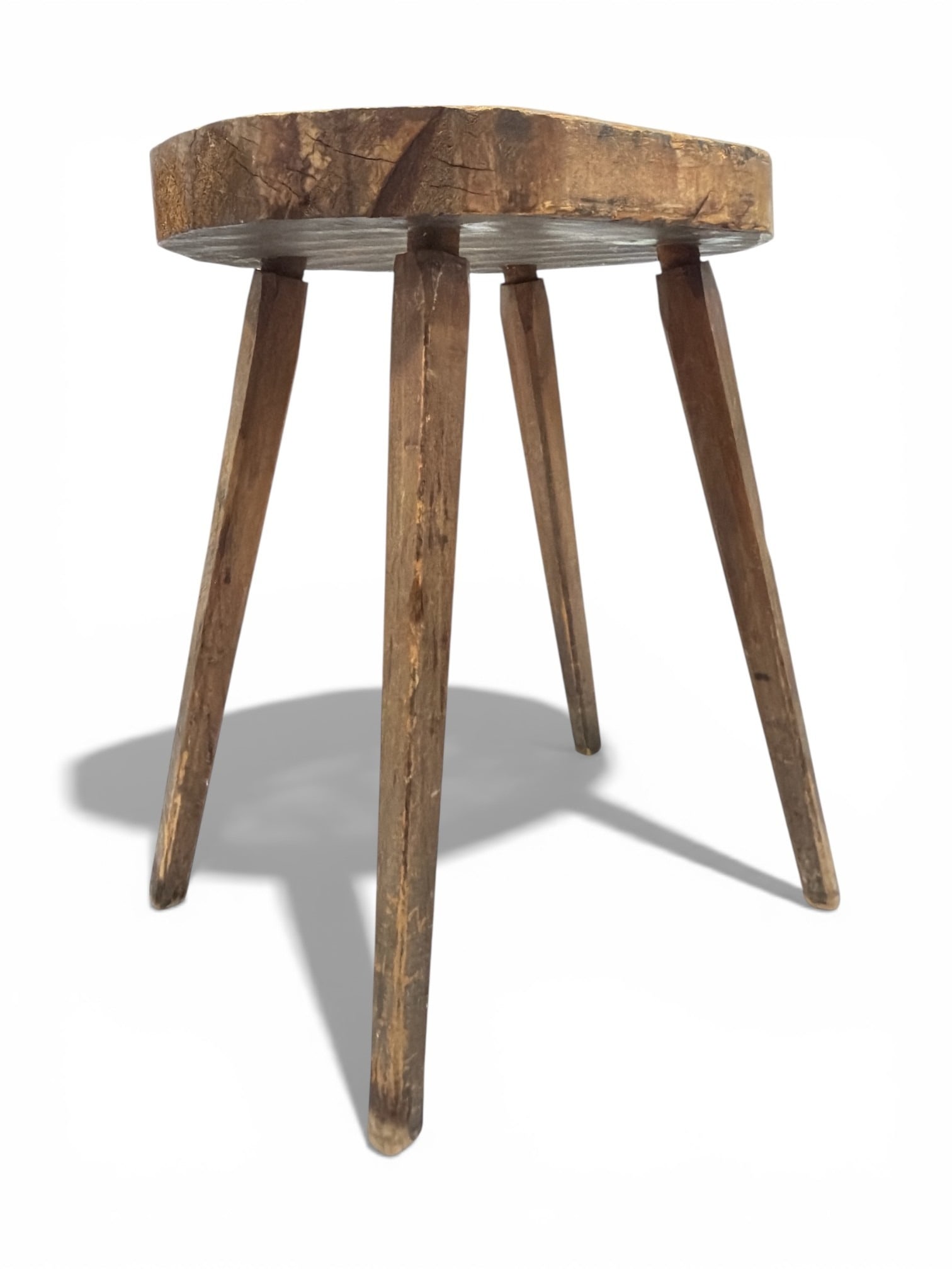 Rustic Primitive Stool - 3