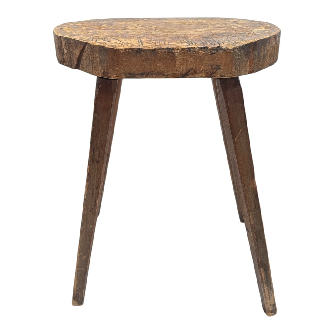 Rustic Primitive Stool - 4