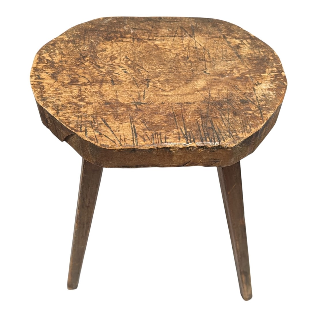 Rustic Primitive Stool - 5