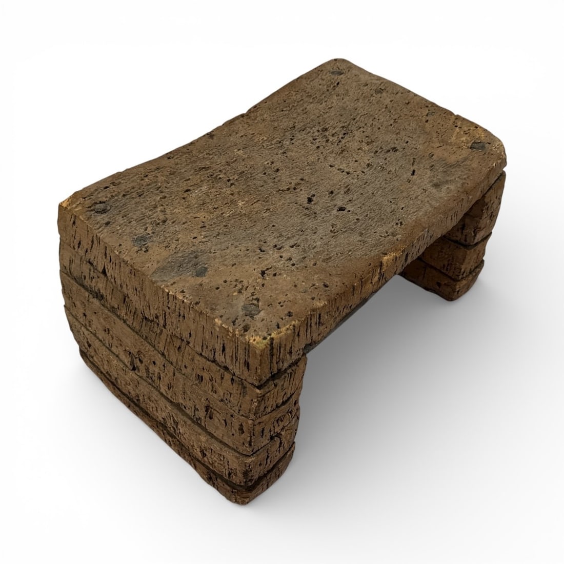 Folk Art Cork Stool - 4
