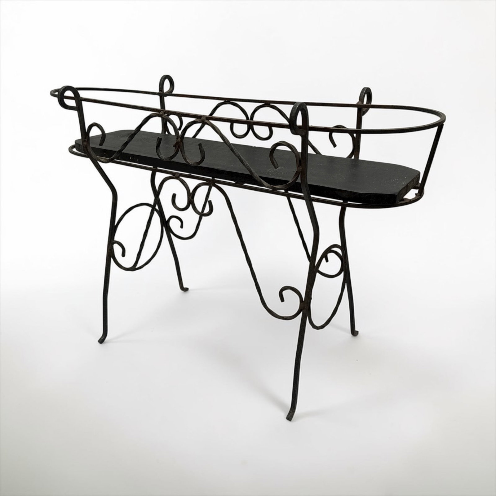 A Victorian Wrought Iron Flower or Plant Stand (1 of 3)