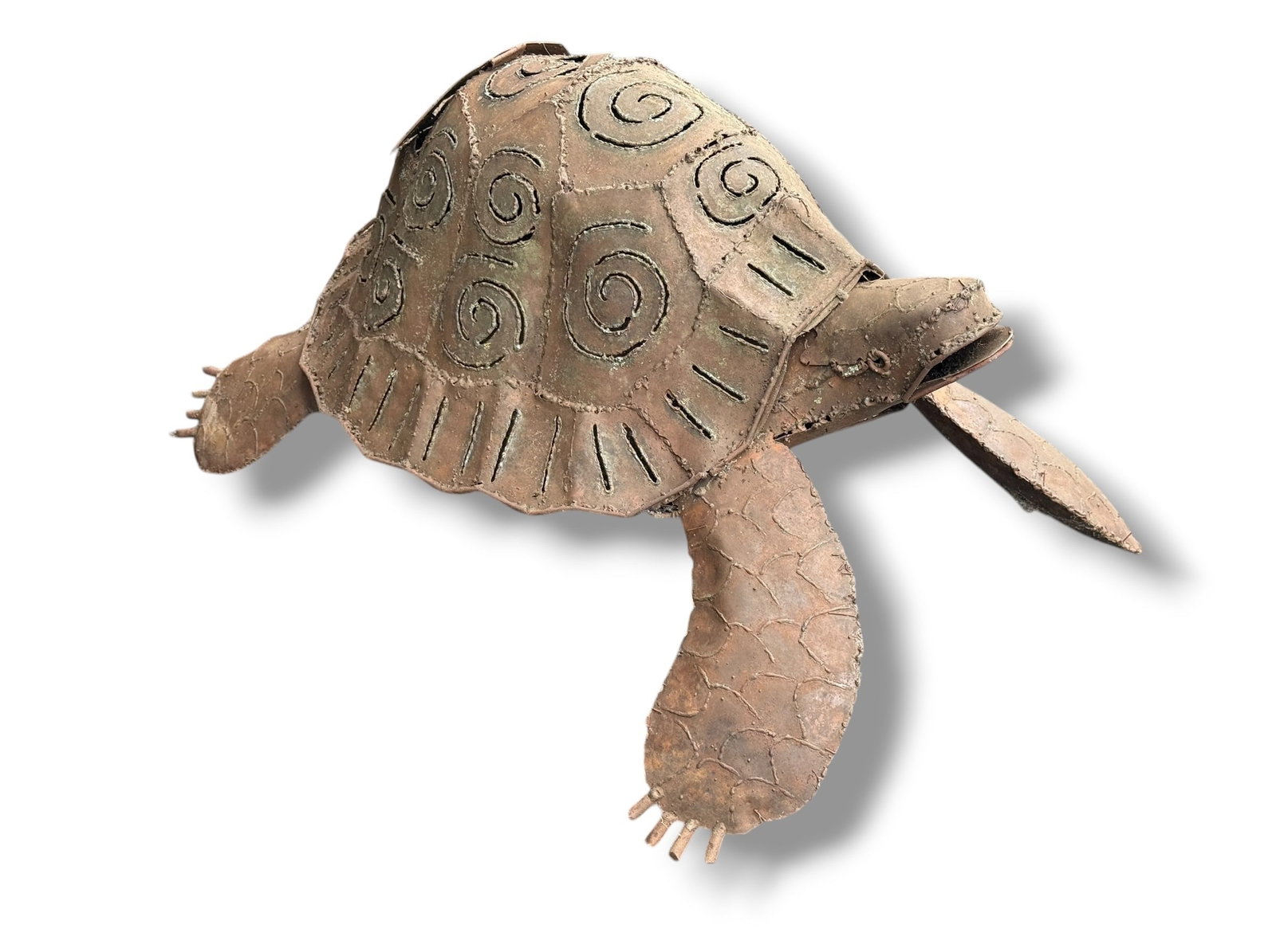 Life Size Cast Metal Turtle Garden Statue (1 of 4)