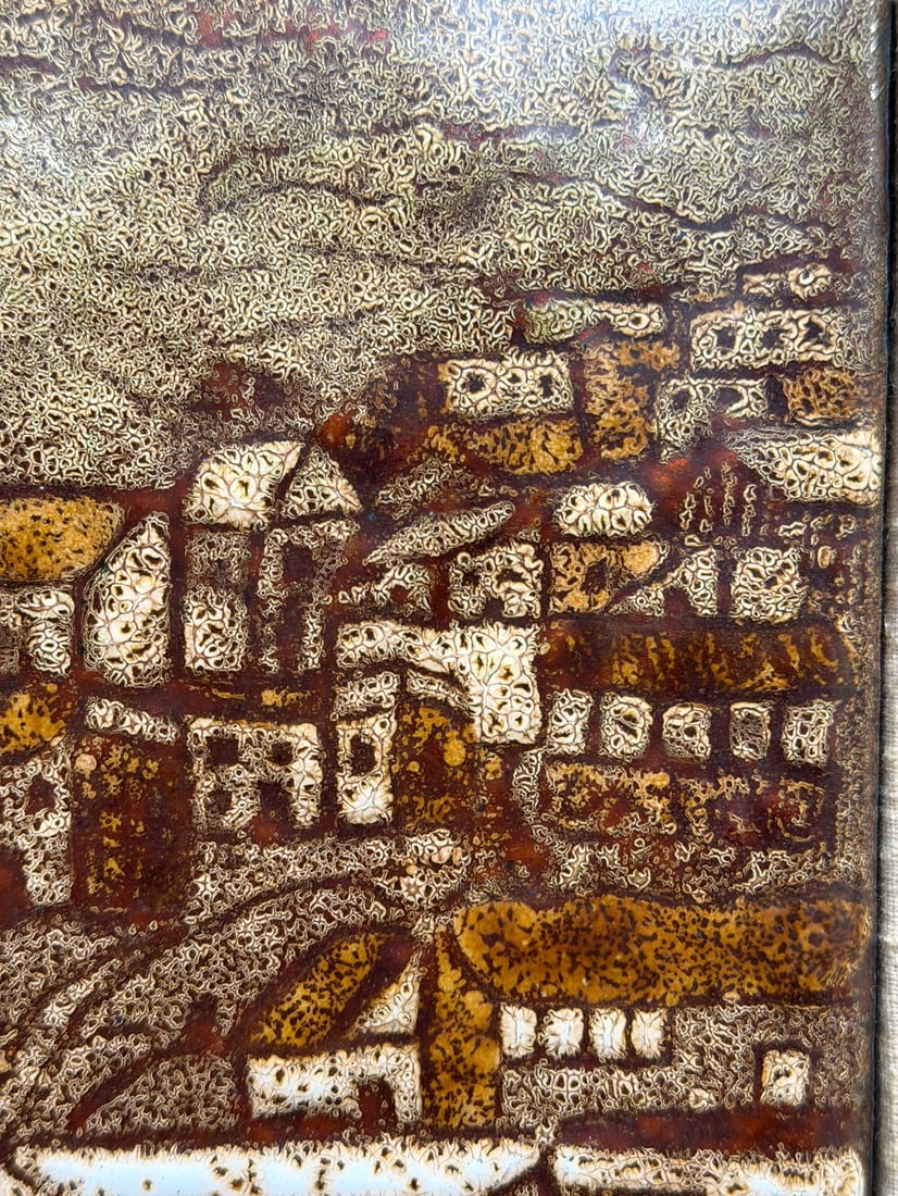 Mid Century Framed Tile Artwork - 3