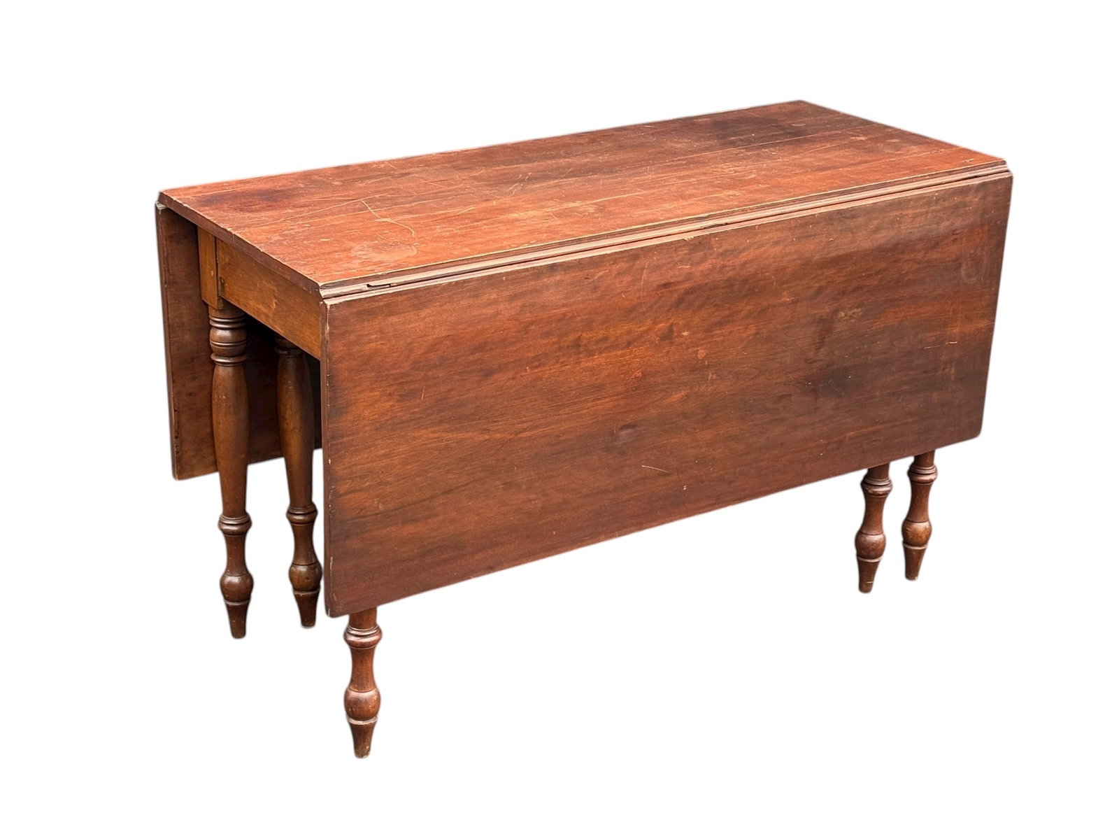 Antique Walnut Drop Leaf Table (1 of 6)