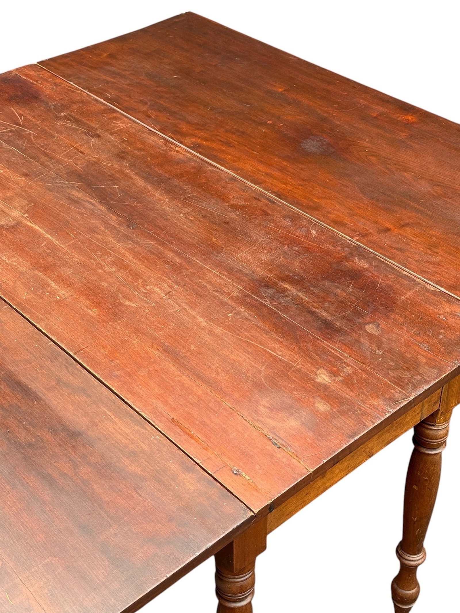 Antique Walnut Drop Leaf Table - 4