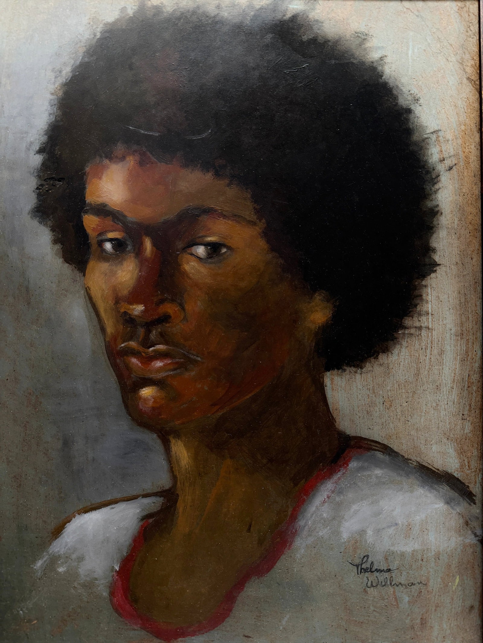 THELMA WILLMAN Mid Century Portrait of a Black Man (1 of 4)