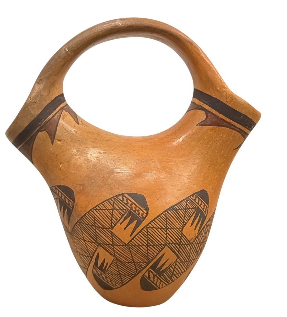 PRISCILLA NAMINGHA (Hopi-Tewa, 1924-2008) Wedding Vase (1 of 4)
