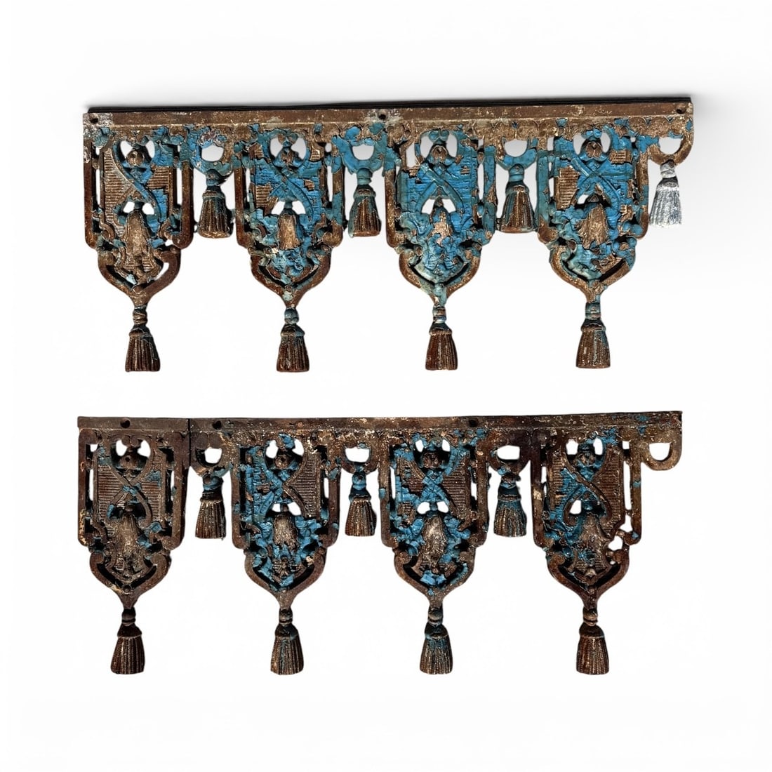 19th C Gothic Architectural Cornice Panels - 3