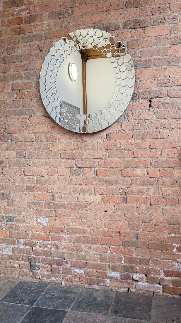 Cascading Round Wall Mirror - 4