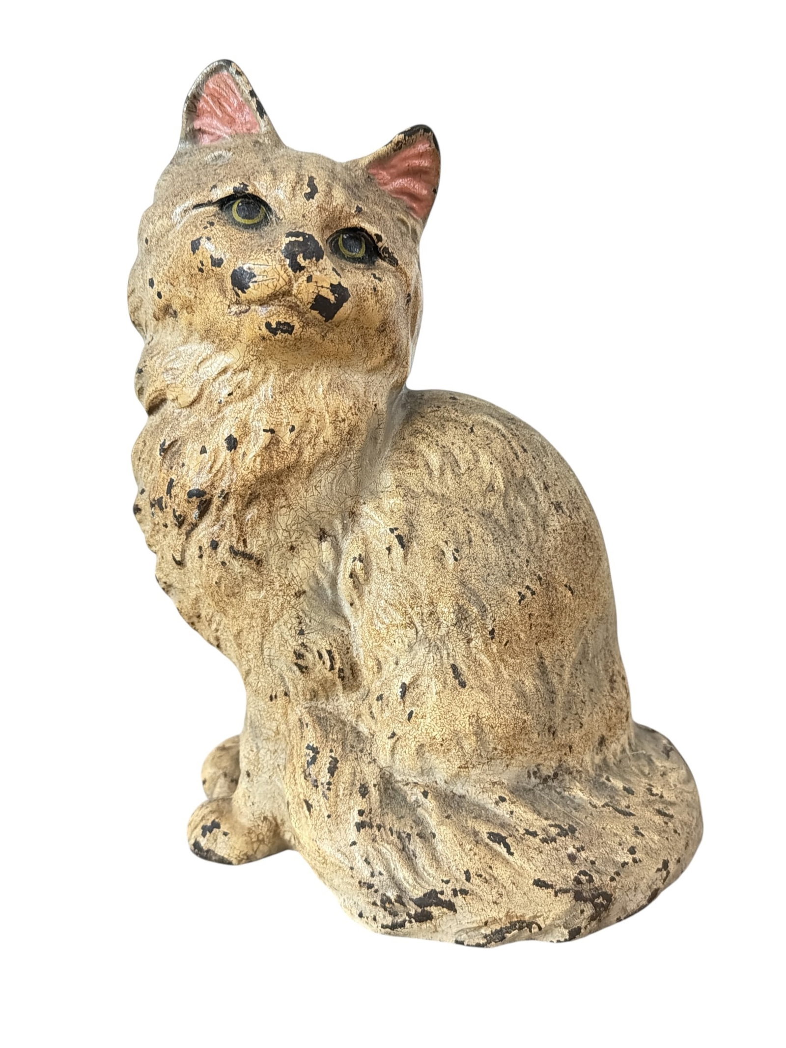 Antique HUBLEY Cast Iron Cat Doorstop (1 of 3)