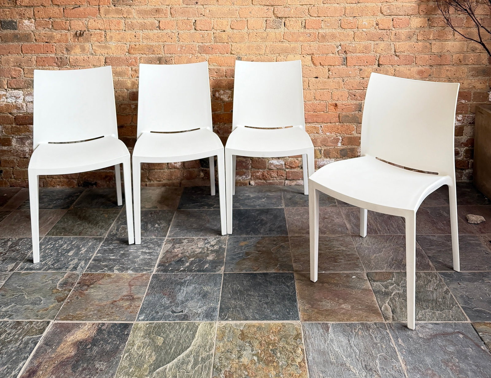 Set of 4 Italian "GO!" Stacking Chairs by COLICO DESIGN (1 of 4)