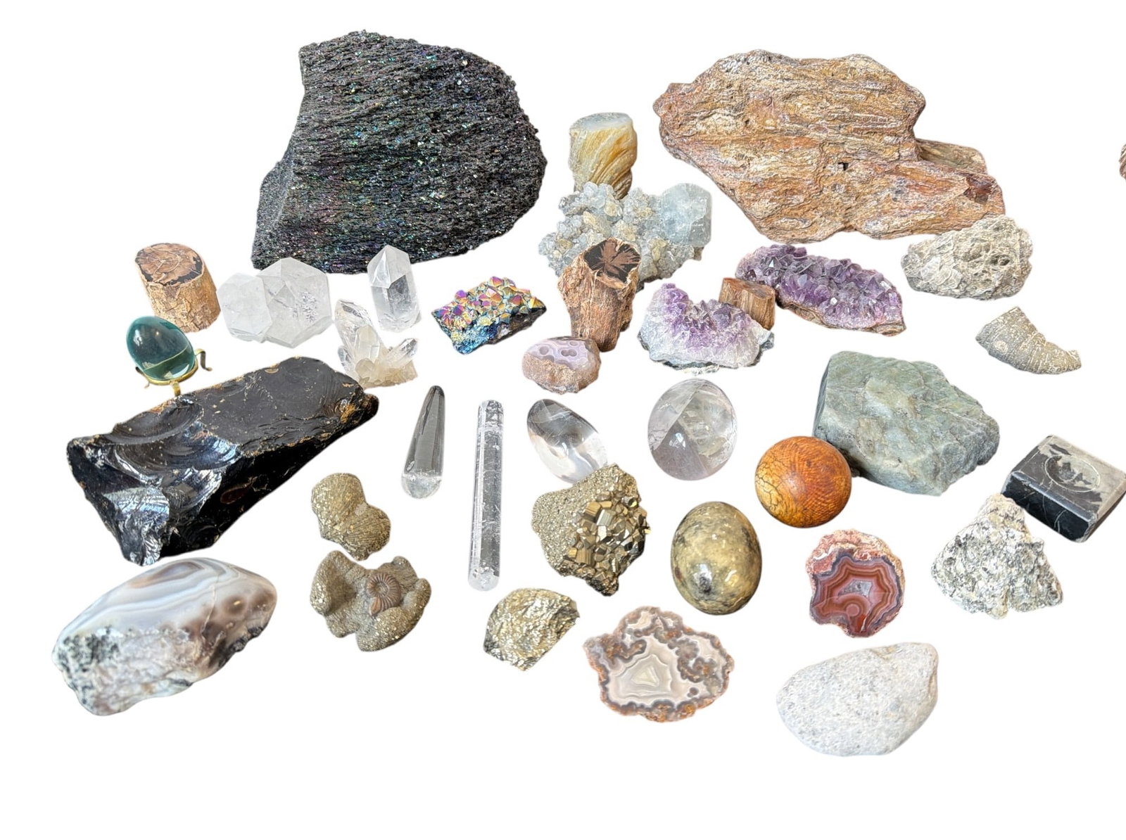 Collection of Geode and Mineral Specimens (1 of 10)