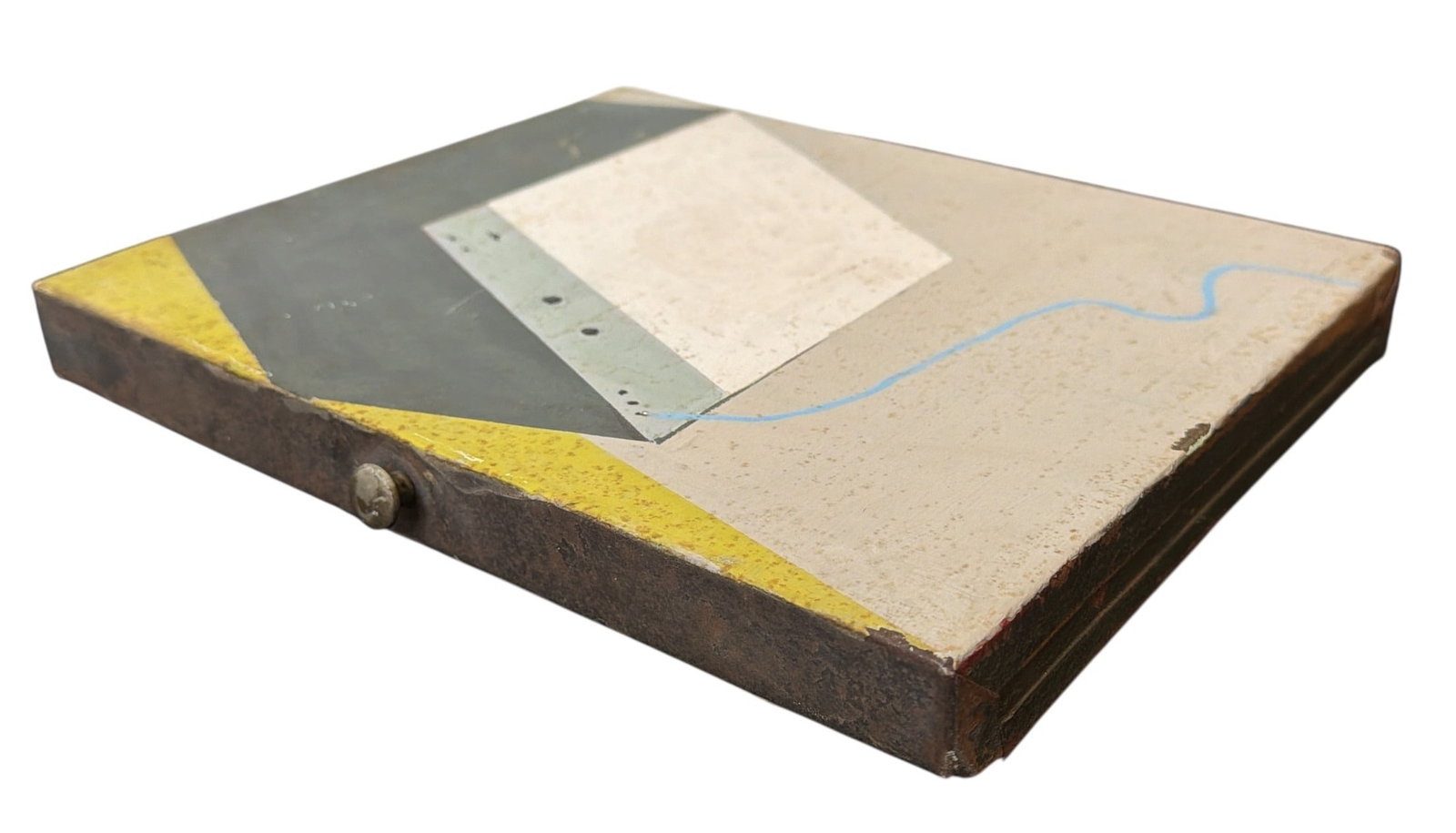 Two Folk Art Found Object Paintings - 4