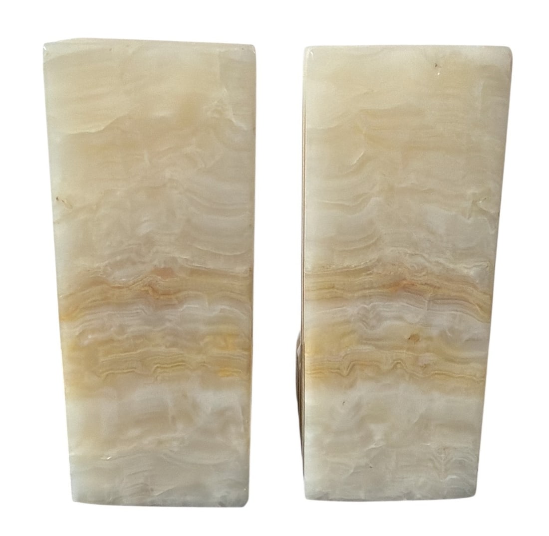 Pair on Onyx Aztec Bookends - 3