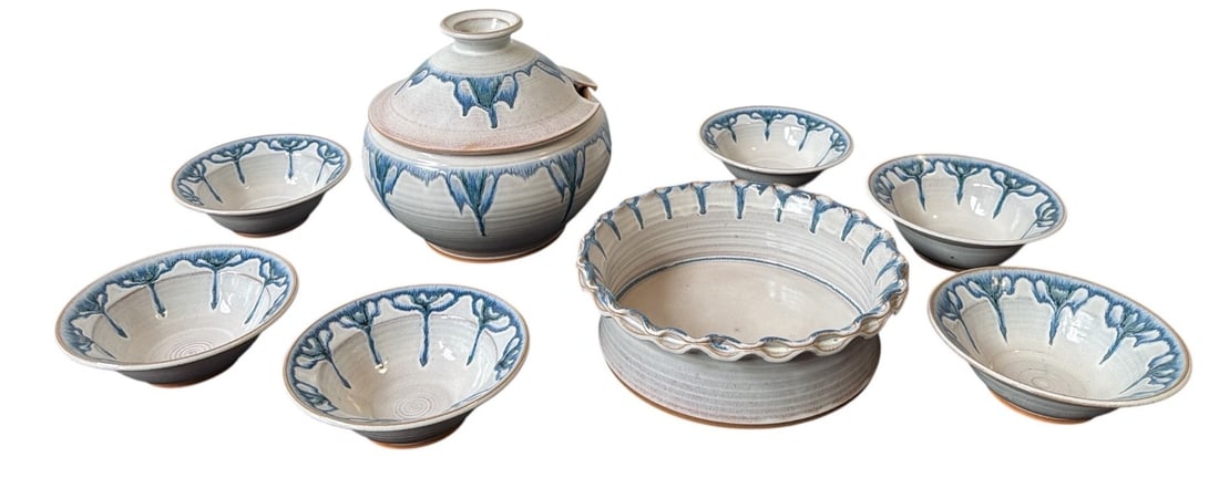 Collection 1994 Ceramic Stoneware Studio Pottery, JACOB PRESTON (1 of 6)