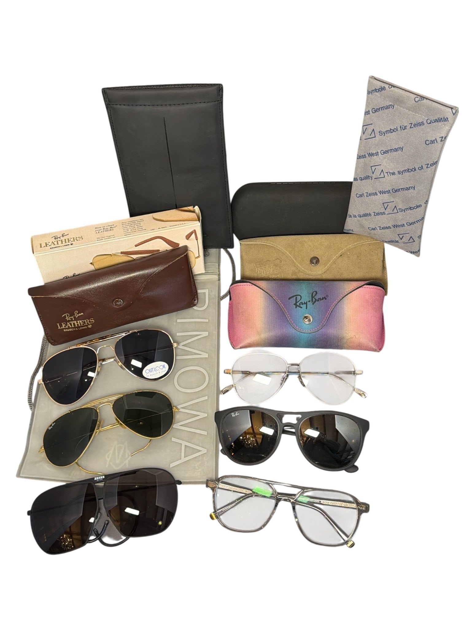 Collection Vintage Sunglasses and Glasses, RAY BANDS, CARL ZEISS, RIMOWA (1 of 4)