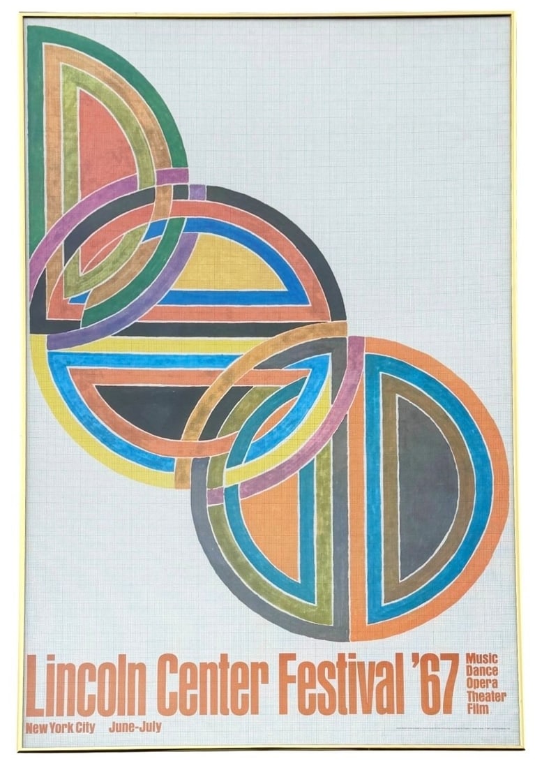 FRANK STELLA (American, 1936-2024) Lincoln Center Festival Poster (1 of 3)