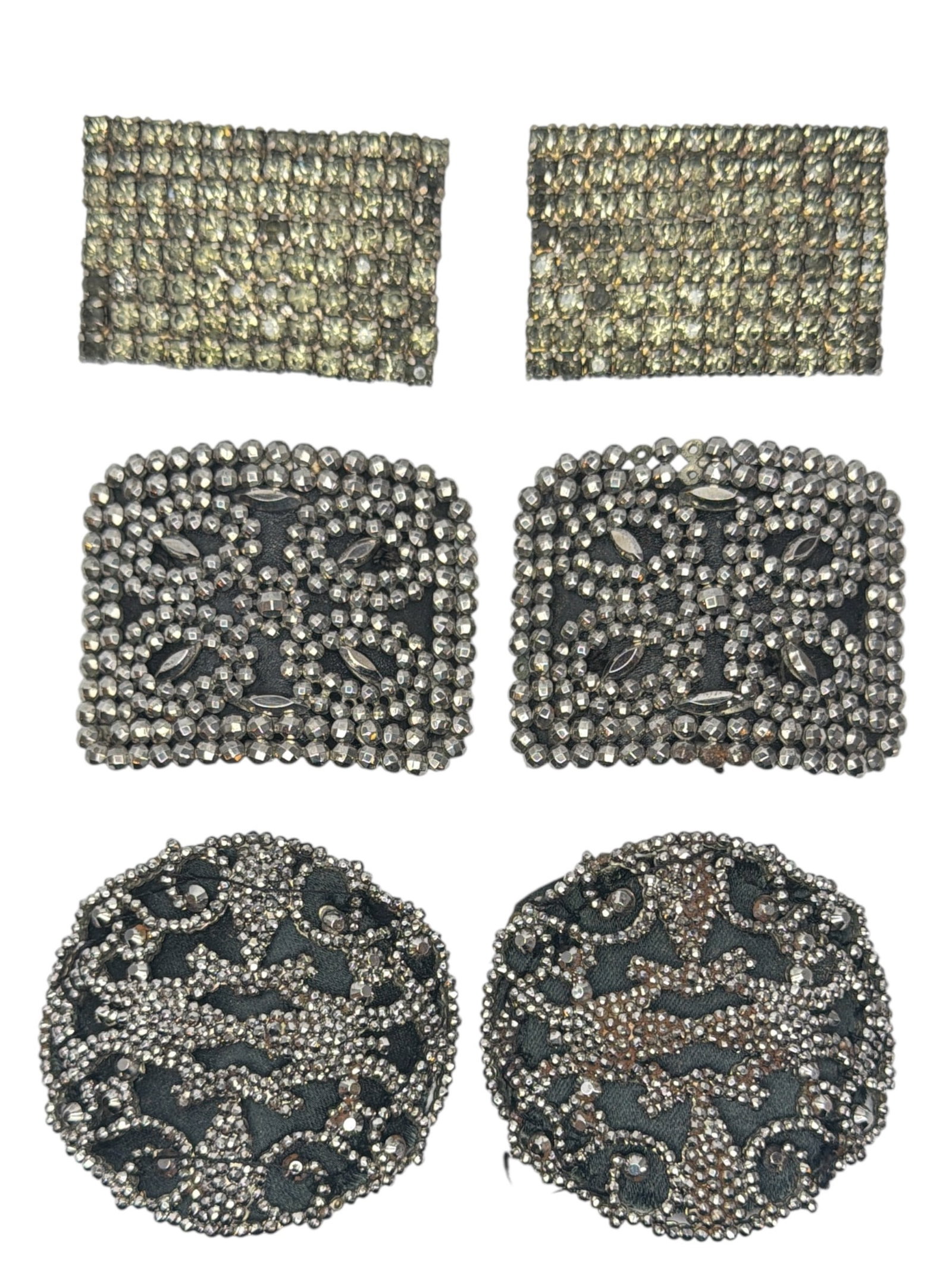 Collection of Early Marcasite & Rhinestone Shoe Clips (1 of 2)