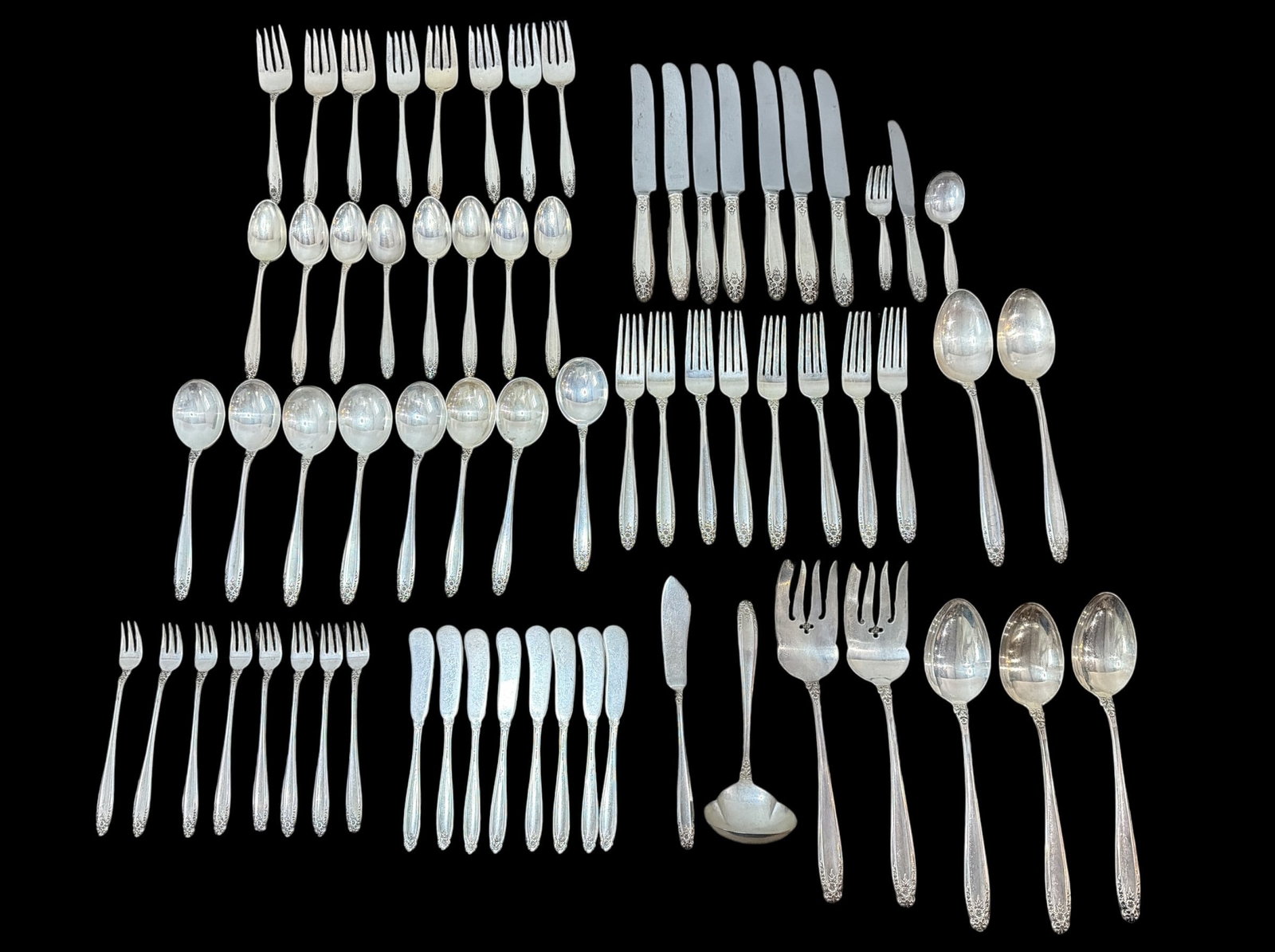 Collection of INTERNATIONAL "Prelude" Sterling Silver Flatware (1 of 3)