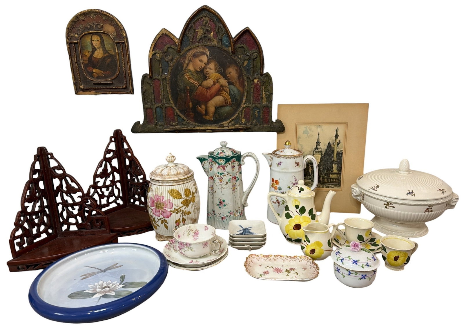 Assortment of English and French Decorative Articles, WEDGWOOD, LIMOGES (1 of 8)