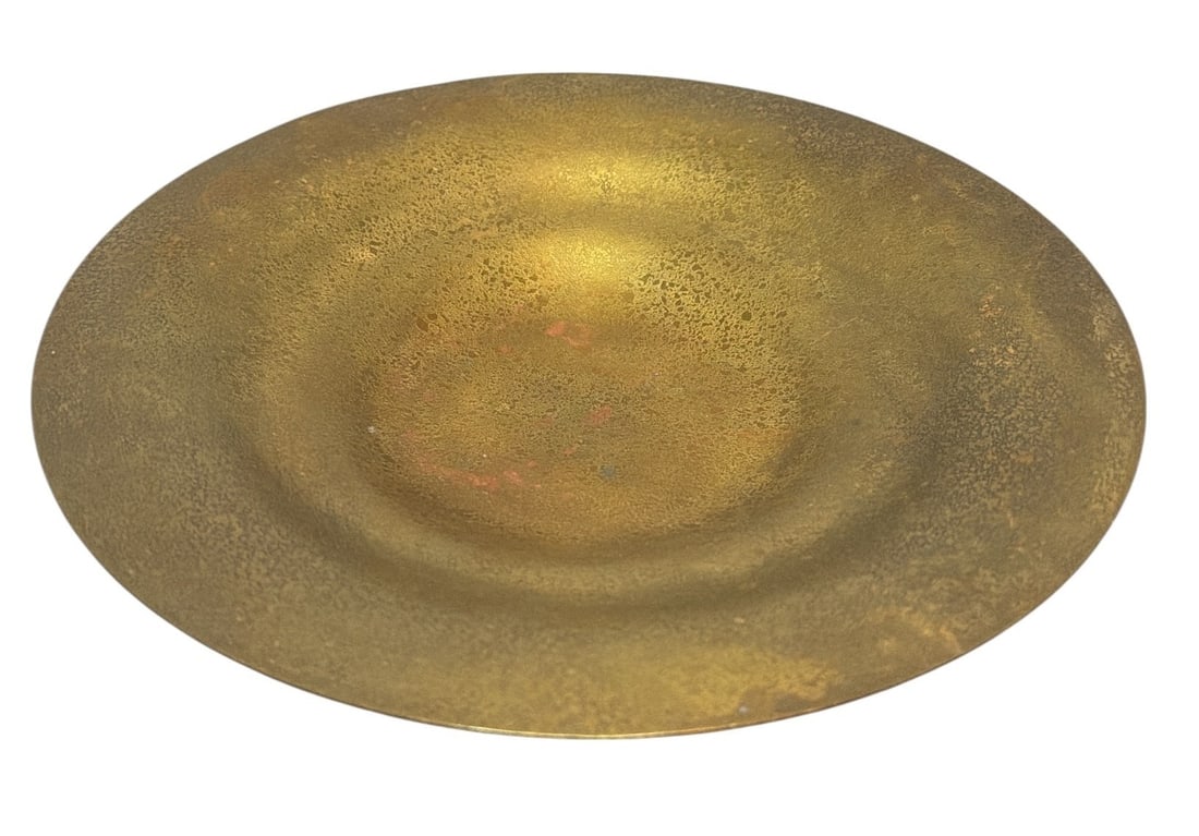 TIFFANY STUDIOS New York Bronze Bowl: Numbered 1708, measures 1.25" H x 9" DIA.