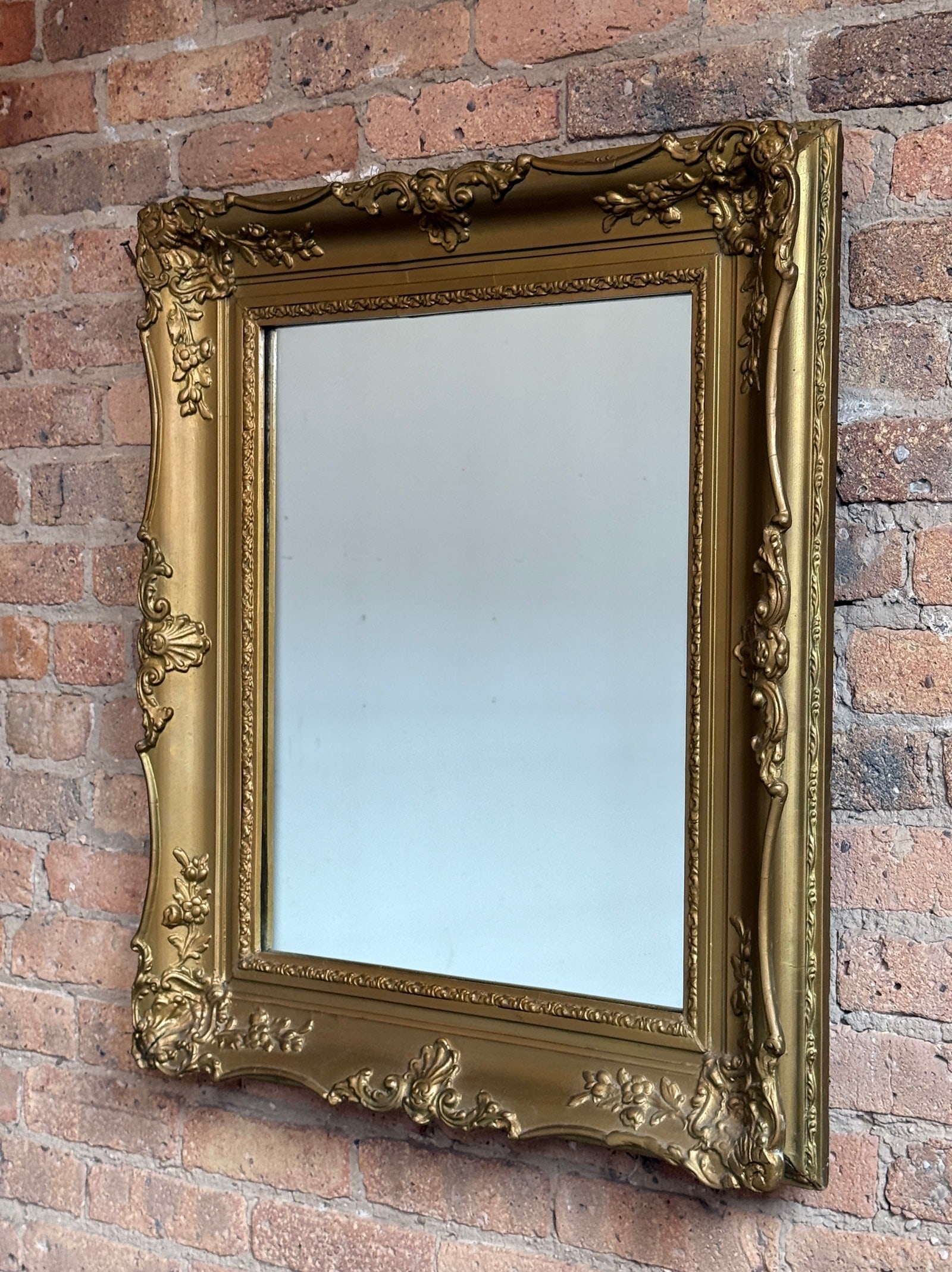 French Baroque Gilt Wall Mirror (1 of 4)