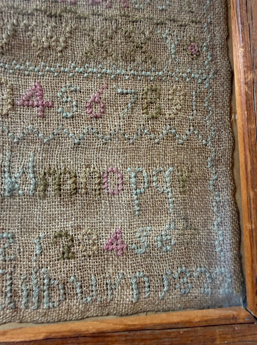 Three 19th C. Needlework Samplers - 4