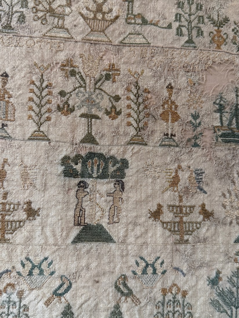 An 1810 English Needlework Sampler - 3
