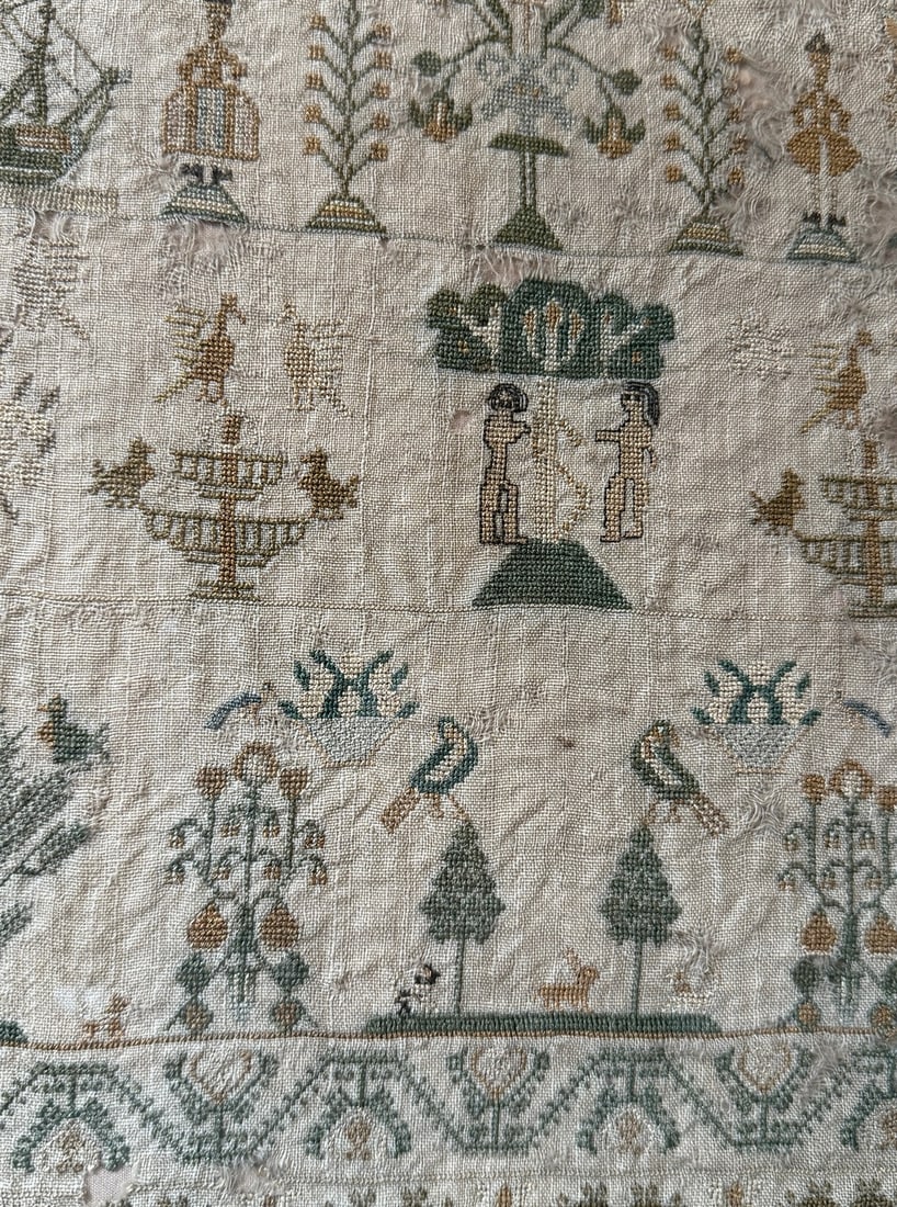 An 1810 English Needlework Sampler - 4