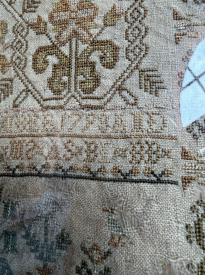 An 1810 English Needlework Sampler - 6