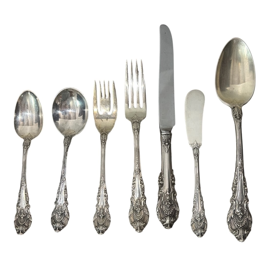 WALLACE Sir Christopher Sterling Silver Flatware Service, 82 Pc. (1 of 4)