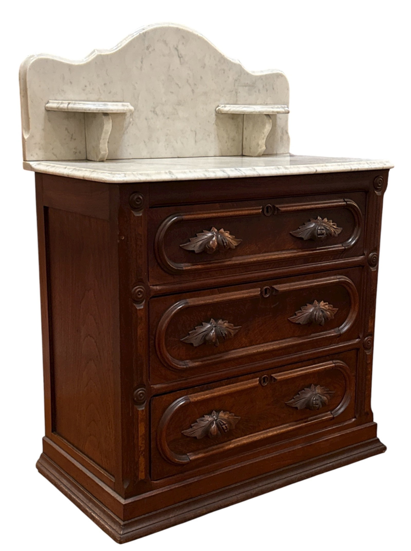 19th C. Victorian Marble Top Commode - 2