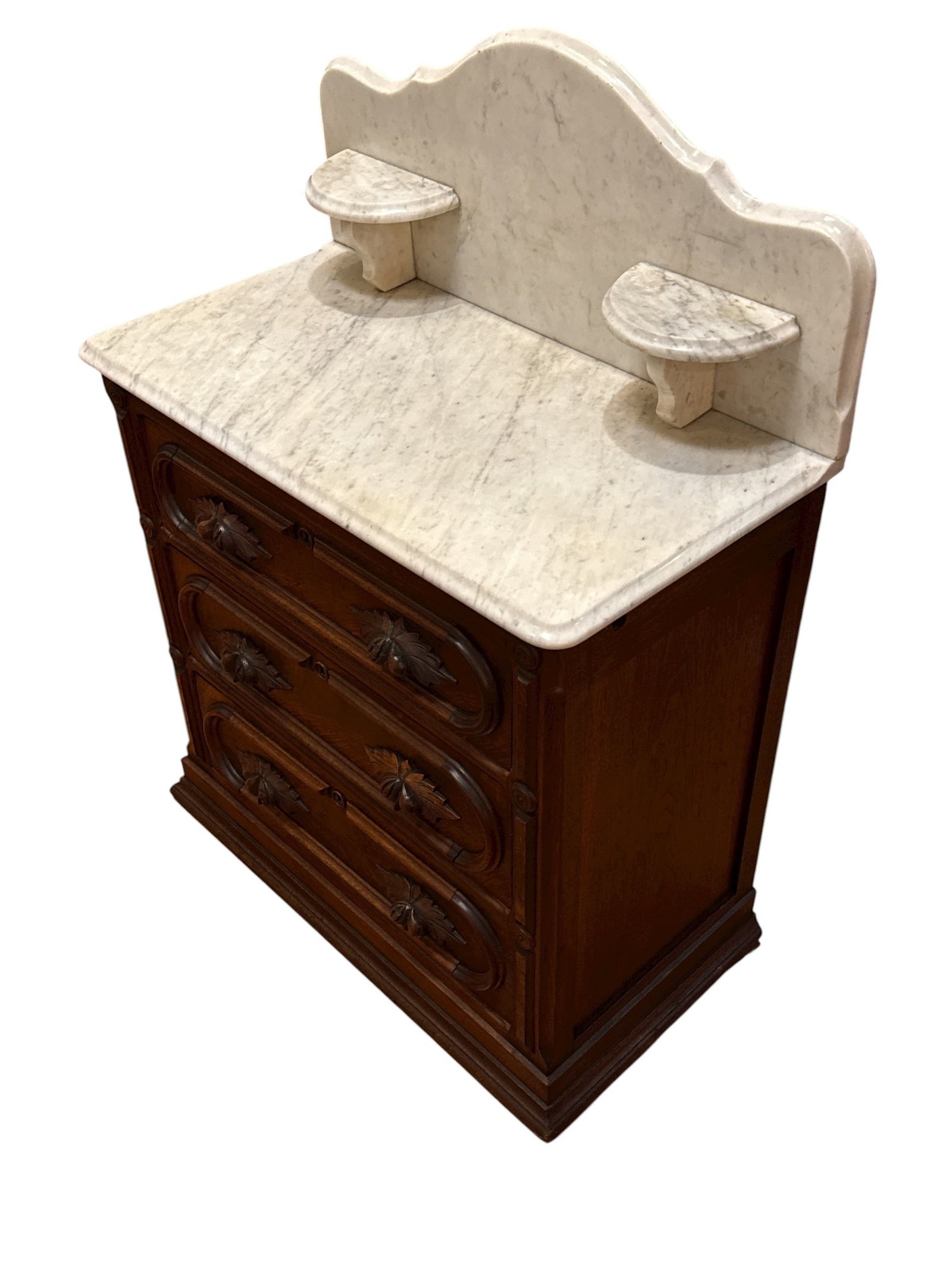 19th C. Victorian Marble Top Commode - 3