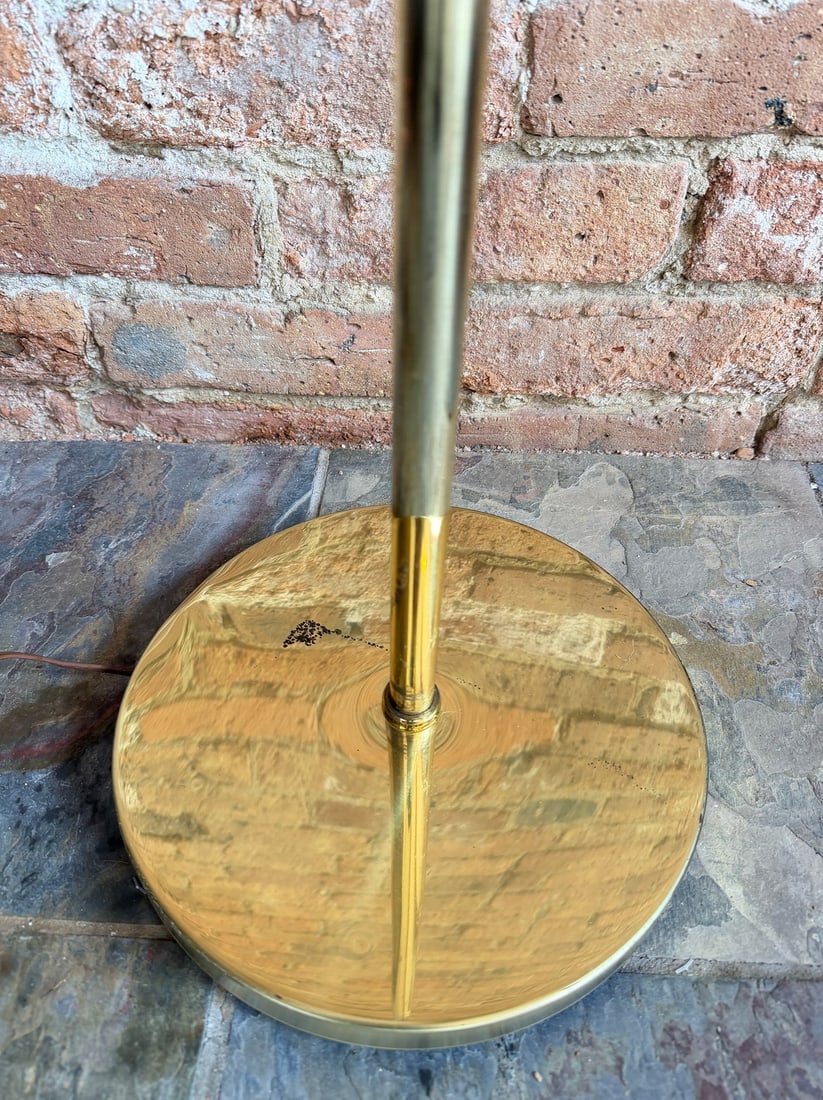 FREDERICK COOPER Style Brass Shell Floor Lamp - 5