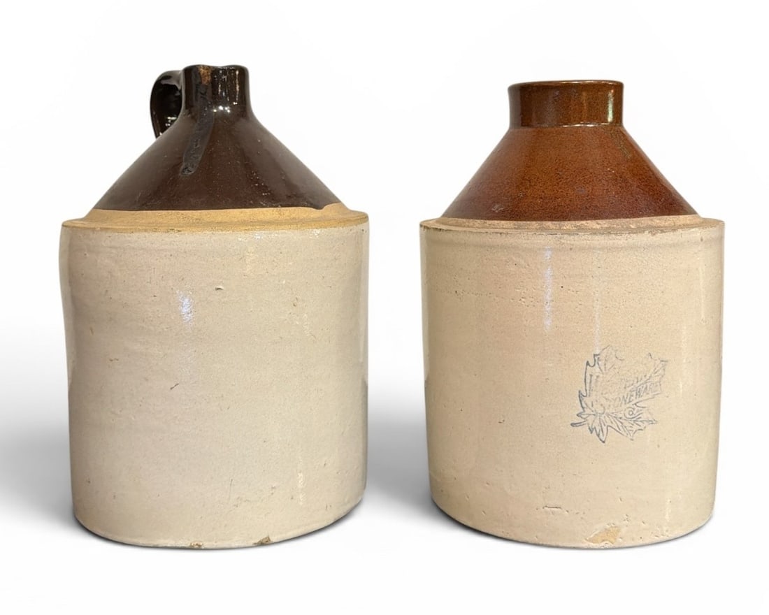 Two Antique Stoneware Crocks (1 of 3)
