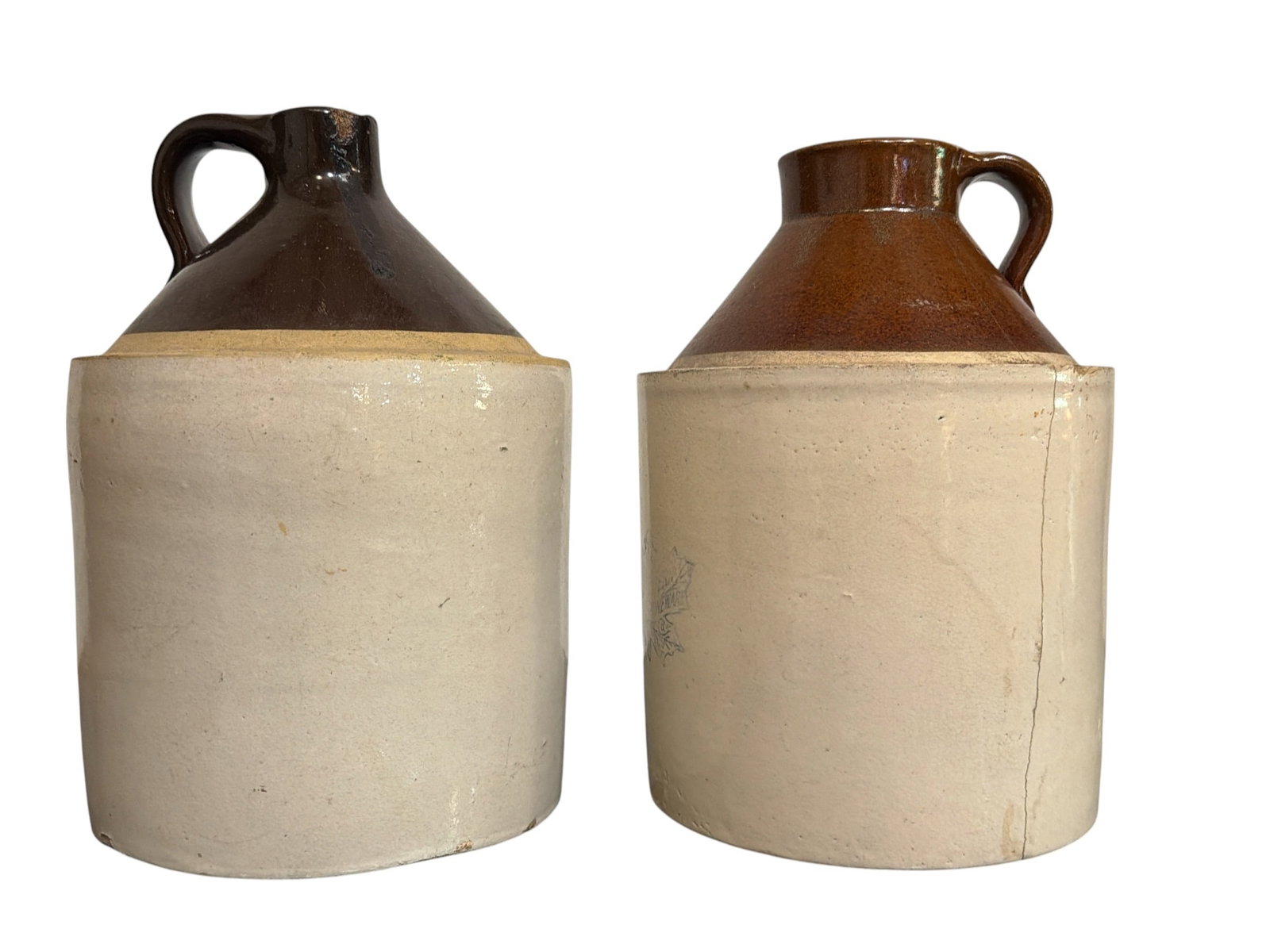 Two Antique Stoneware Crocks - 2