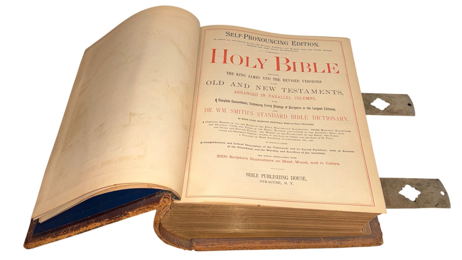 Victorian Parallel Columns Holy Bible - 2