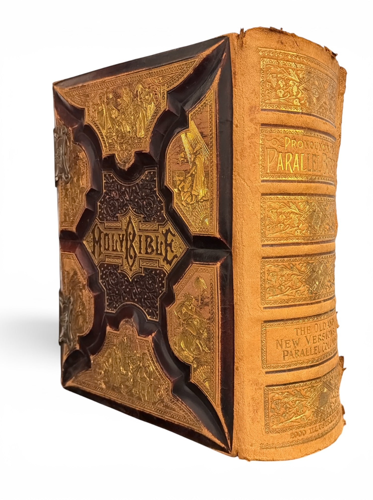 Victorian Parallel Columns Holy Bible - 3