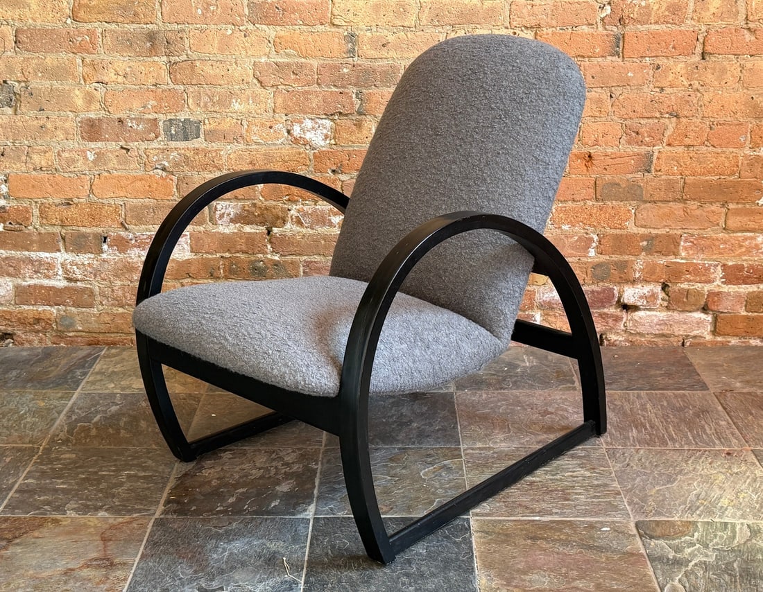 PETER DANKO (American, b. 1949), Lazy Spiral Chair: 34" H to back x 17" H to seat x 24" W x 32" D.