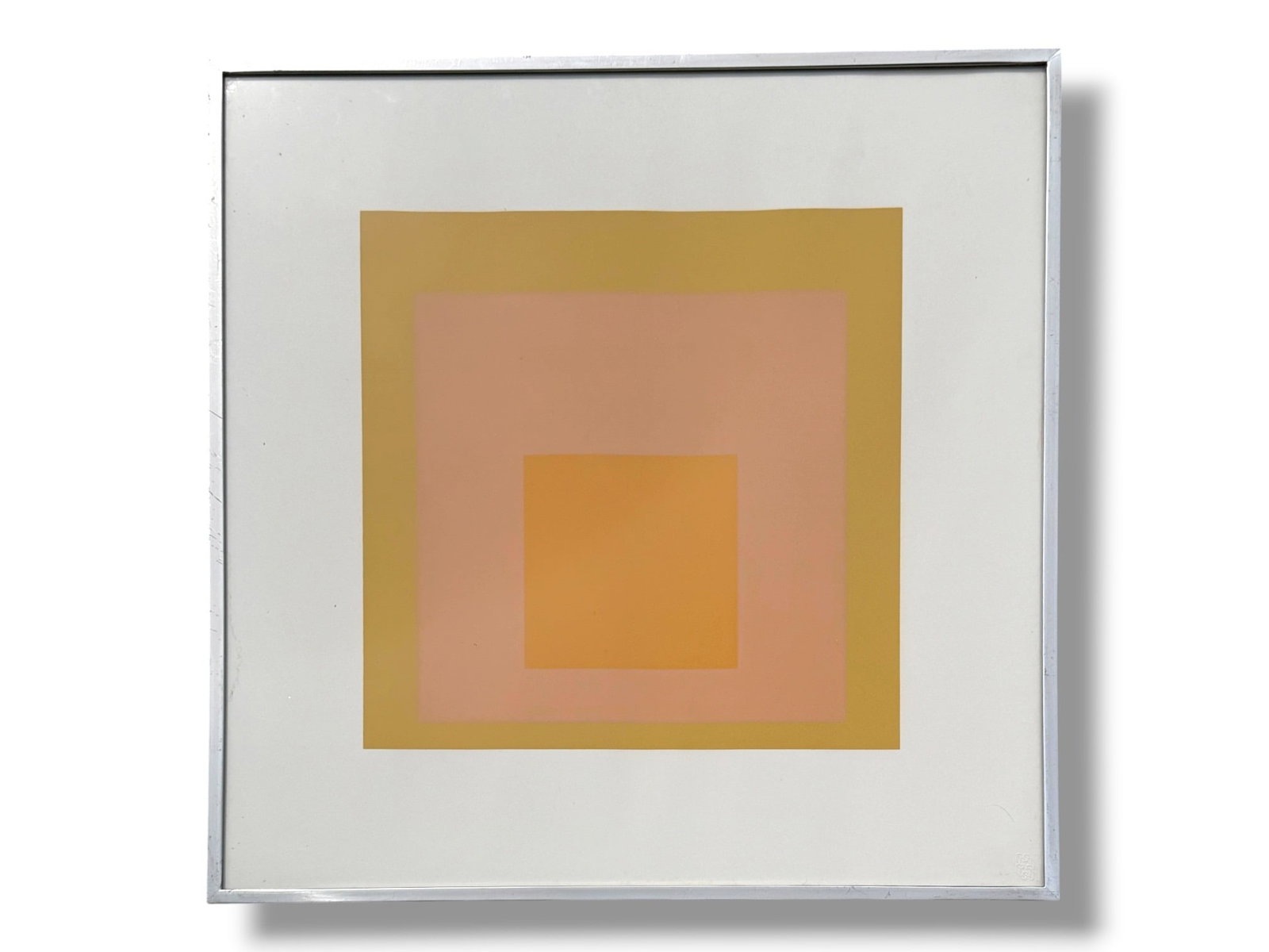 JOSEF ALBERS (German, 1888-1976) Homage to the Square (Arrived) Screenprint (1 of 3)